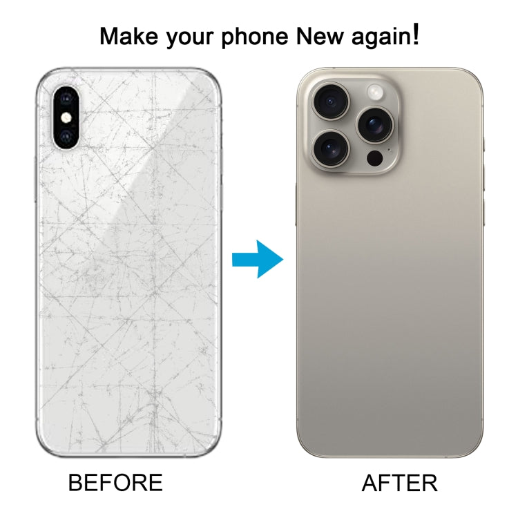 Back Cover with Appearance Imitation of iP15 Pro Max for iPhone XS Max(White) - Back Cover by PMC Jewellery | Online Shopping South Africa | PMC Jewellery | Buy Now Pay Later Mobicred