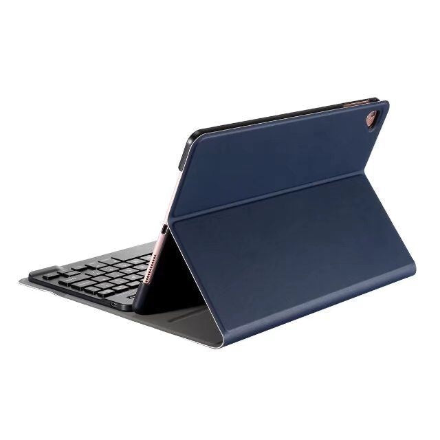 Detachable Bluetooth Keyboard + Horizontal Flip Leather Tablet Case with Holder for iPad Pro 9.7 inch, iPad Air, iPad Air 2, iPad 9.7 inch (2017), iPad 9.7 inch (2018) (Blue) - For iPad Pro by PMC TechLife | Online Shopping South Africa | PMC TechLife