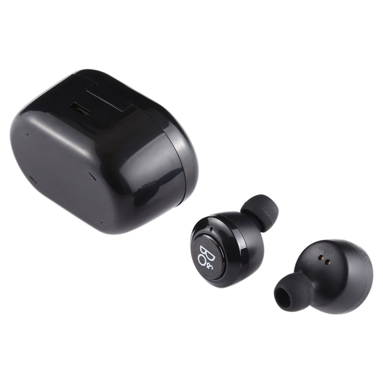 Air Twins TWS1 Bluetooth V5.0 Wireless Stereo Earphones with Magnetic Charging Box(Black) - free shipping - PMC Jewellery - Order now!