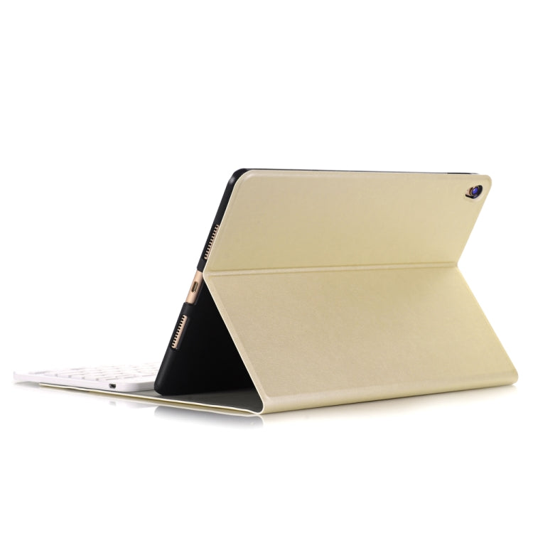 A102 For iPad 10.2 inch Ultra-thin Detachable Bluetooth Keyboard Leather Tablet Case with Stand Function(Gold) - Universal by PMC TechLife | Online Shopping South Africa | PMC TechLife