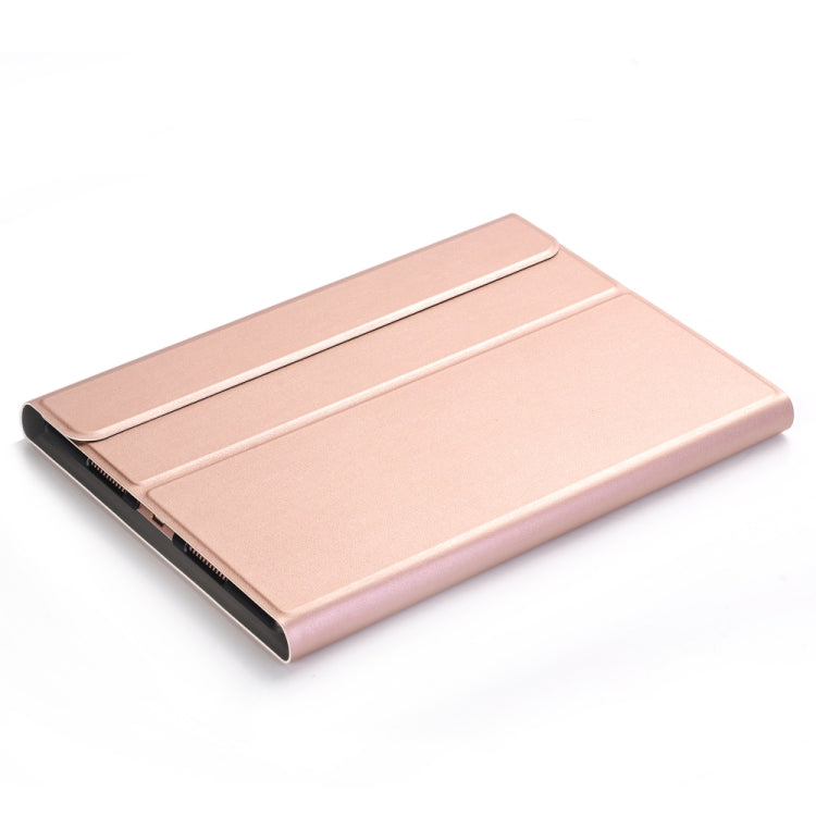 A102 For iPad 10.2 inch Ultra-thin Detachable Bluetooth Keyboard Leather Tablet Case with Stand Function(Rose Gold) - Universal by PMC TechLife | Online Shopping South Africa | PMC TechLife