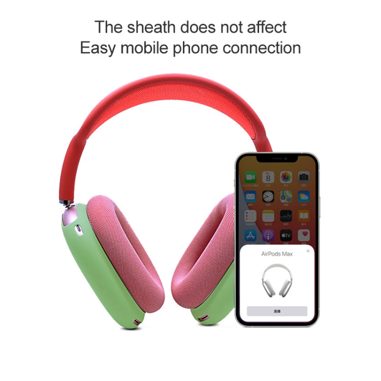 A Pair Full Coverage Anti-scratch Silicone Headphone Protective Case for AirPods Max(Black) - For AirPods Max by PMC TechLife | Online Shopping South Africa | PMC TechLife