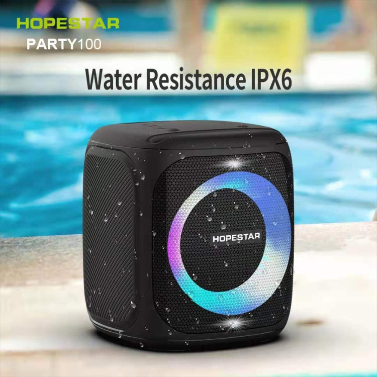 HOPESTAR Party100 Bluetooth 5.0 Portable Waterproof Wireless Bluetooth Speaker with Mobile Charging Function (Black) - free shipping - PMC Jewellery - Order now!