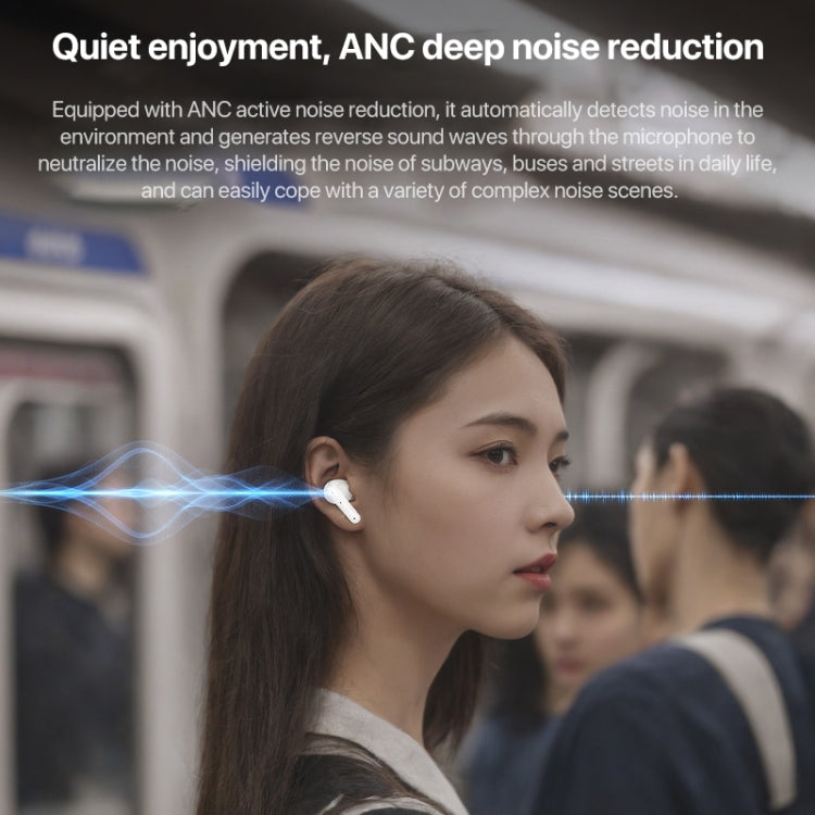 Yesido TWS28 ANC+ENC Dual Noise Reduction Smart TWS Wireless Bluetooth Earphone (White) - free shipping - PMC Jewellery - Order now!