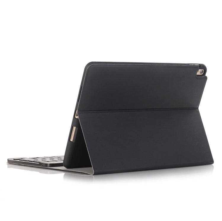 A09B Bluetooth 3.0 Ultra-thin ABS Detachable Bluetooth Keyboard Leather Tablet Case for iPad Air / Pro 10.5 inch (2019), with Pen Slot & Holder (Black) - For iPad Pro by PMC TechLife | Online Shopping South Africa | PMC TechLife
