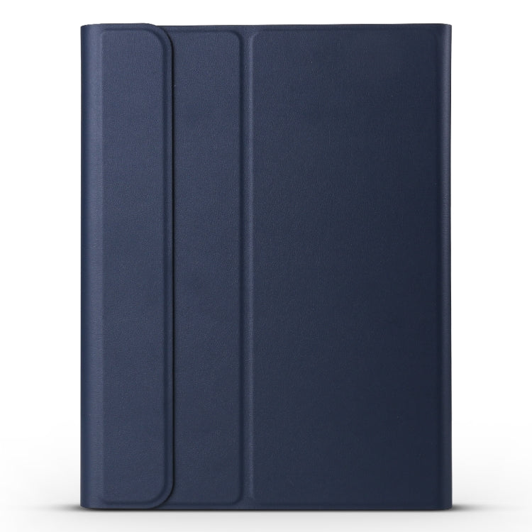 A11 Bluetooth 3.0 Ultra-thin ABS Detachable Bluetooth Keyboard Leather Tablet Case for iPad Air 4 / Air 5 / Pro 11 inch 2022 / 2021 / 2020 / 2018, with Holder (Dark Blue) - For iPad Pro by PMC Jewellery | Online Shopping South Africa | PMC Jewellery | Buy Now Pay Later Mobicred