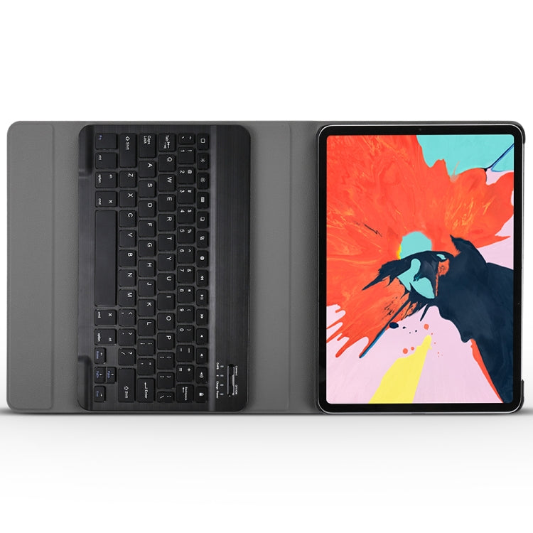A11 Bluetooth 3.0 Ultra-thin ABS Detachable Bluetooth Keyboard Leather Tablet Case for iPad Air 4 / Air 5 / Pro 11 inch 2022 / 2021 / 2020 / 2018, with Holder (Dark Blue) - For iPad Pro by PMC Jewellery | Online Shopping South Africa | PMC Jewellery | Buy Now Pay Later Mobicred
