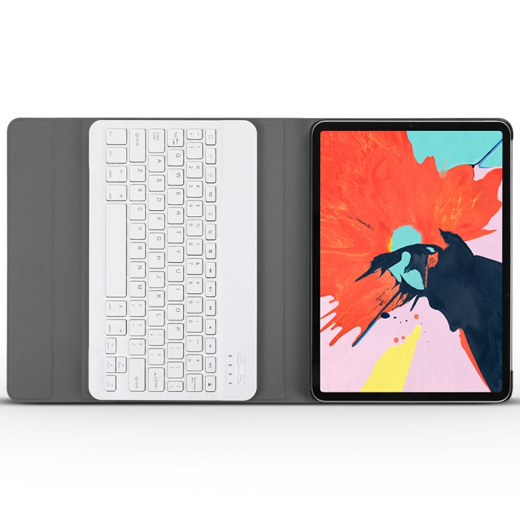 A11 Bluetooth 3.0 Ultra-thin ABS Detachable Bluetooth Keyboard Leather Tablet Case for iPad Pro 11 inch ���2018���, with Holder (Gold) - For iPad Pro by PMC TechLife | Online Shopping South Africa | PMC TechLife