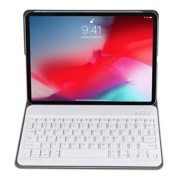 A11 Bluetooth 3.0 Ultra-thin ABS Detachable Bluetooth Keyboard Leather Tablet Case for iPad Air 4 / Air 5 / Pro 11 inch 2022 / 2021 / 2020 / 2018, with Holder (Rose Gold) - For iPad Pro by PMC Jewellery | Online Shopping South Africa | PMC Jewellery | Buy Now Pay Later Mobicred