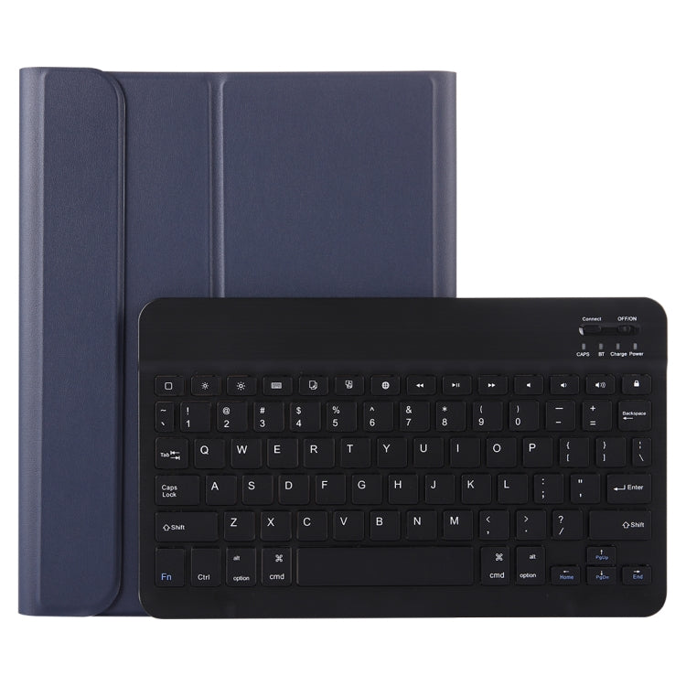A11B Bluetooth 3.0 Ultra-thin ABS Detachable Bluetooth Keyboard Leather Tablet Case for iPad Air 4 / Air 5 / Pro 11 inch 2022 / 2021 / 2020 / 2018, with Pen Slot & Holder (Dark Blue) - For iPad Pro by PMC Jewellery | Online Shopping South Africa | PMC Jewellery | Buy Now Pay Later Mobicred