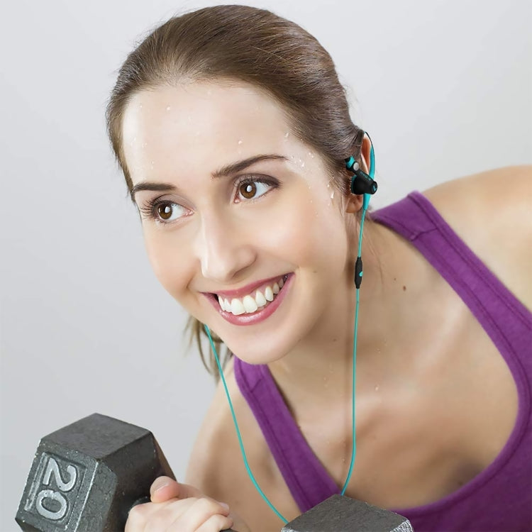 Mucro MB-232 Running In-Ear Sport Earhook Wired Stereo Headphones for Jogging Gym(Blue) - Sport Earphone by Mucro | Online Shopping South Africa | PMC TechLife | Buy Now Pay Later Mobicred