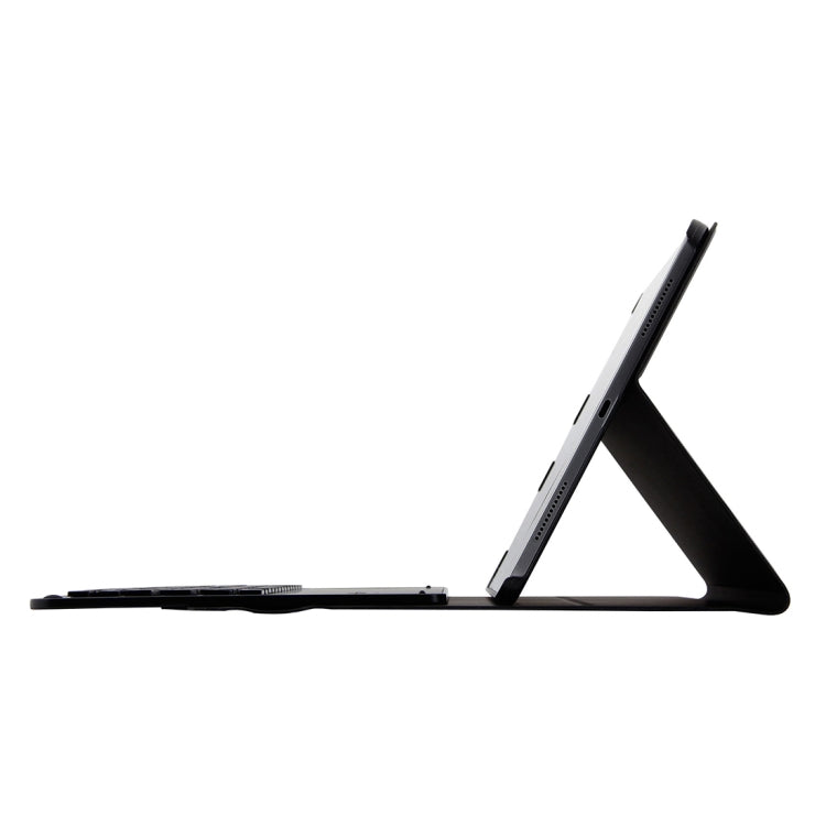 1139B Detachable Bluetooth 3.0 Aluminum Alloy Keyboard + Lambskin Texture Leather Tablet Case for iPad Pro 11 inch (2018), with Three-gear Adjustment / Magnetic / Sleep Function (Black) - For iPad Pro by PMC TechLife | Online Shopping South Africa | PMC TechLife