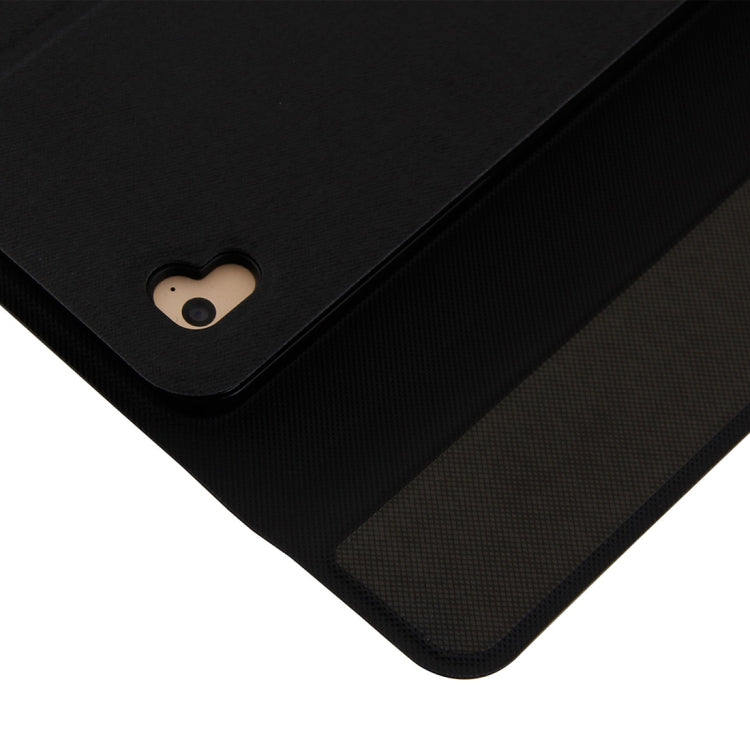 3018 Detachable Bluetooth 3.0 Aluminum Alloy Keyboard + Imitation Cloth Texture Leather Tablet Case for iPad Air / Air 2 / iPad Pro 9.7 inch, with Sleep / Water Repellent Function(Black) - For iPad Pro by PMC TechLife | Online Shopping South Africa | PMC TechLife
