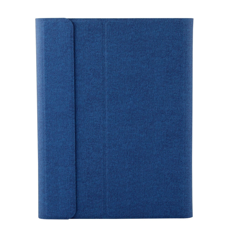 3018 Detachable Bluetooth 3.0 Aluminum Alloy Keyboard + Imitation Cloth Texture Leather Tablet Case for iPad Air / Air 2 / iPad Pro 9.7 inch, with Sleep / Water Repellent Function(Blue) - free shipping - PMC TechLife - Order now!