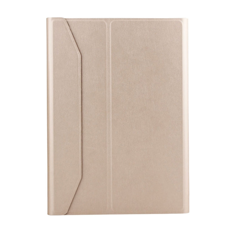 FT-1038B Detachable Bluetooth 3.0 Aluminum Alloy Keyboard + Lambskin Texture Leather Tablet Case for iPad Air / Air 2 / iPad Pro 9.7 inch, with Water Repellent / Three-gear Angle Adjustment / Magnetic / Sleep Function (Gold) - For iPad Pro by PMC TechLife | Online Shopping South Africa | PMC TechLife