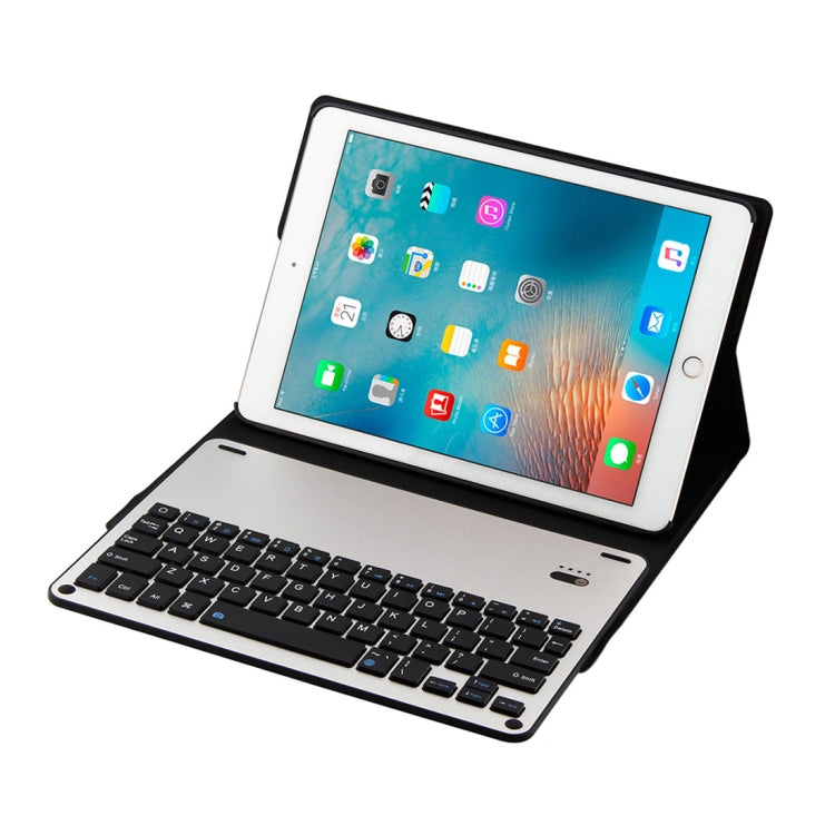 FT-1038B Detachable Bluetooth 3.0 Aluminum Alloy Keyboard + Lambskin Texture Leather Tablet Case for iPad Air / Air 2 / iPad Pro 9.7 inch, with Water Repellent / Three-gear Angle Adjustment / Magnetic / Sleep Function (Gold) - For iPad Pro by PMC TechLife | Online Shopping South Africa | PMC TechLife