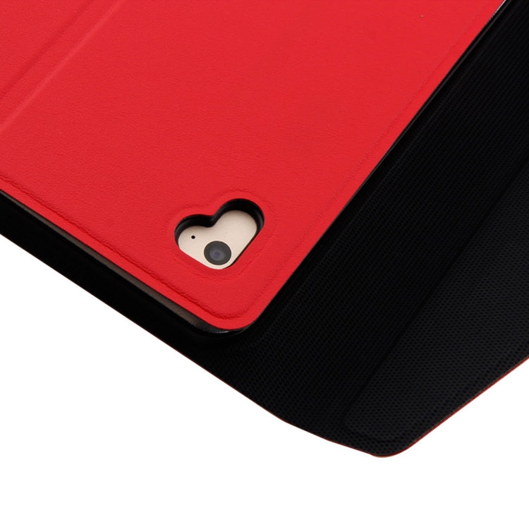 FT-1038B Detachable Bluetooth 3.0 Aluminum Alloy Keyboard + Lambskin Texture Leather Tablet Case for iPad Air / Air 2 / iPad Pro 9.7 inch, with Water Repellent / Three-gear Angle Adjustment / Magnetic / Sleep Function (Red) - For iPad Pro by PMC TechLife | Online Shopping South Africa | PMC TechLife