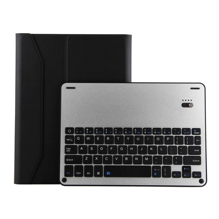 FT-1038E Detachable Bluetooth 3.0 Aluminum Alloy Keyboard + Lambskin Texture Leather Tablet Case for iPad Air / Air 2 / iPad Pro 9.7 inch, with Pen Slot / Water Repellent / Three-gear Angle Adjustment / Magnetic / Sleep Function (Black Silver) - free shipping - PMC TechLife - Order now!