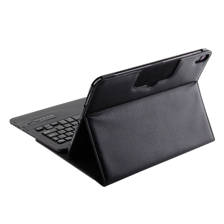 IP011 Detachable Bluetooth 3.0 ABS Keyboard + Litchi Texture Leather Tablet Case for iPad Pro 11 inch (2018), with Sleep Function (Black) - free shipping - PMC TechLife - Order now!