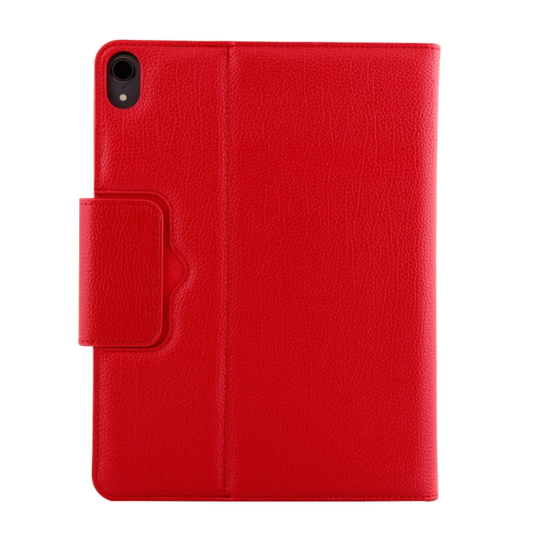 IP011 Detachable Bluetooth 3.0 ABS Keyboard + Litchi Texture Leather Tablet Case for iPad Pro 11 inch (2018), with Sleep Function (Red) - For iPad Pro by PMC TechLife | Online Shopping South Africa | PMC TechLife
