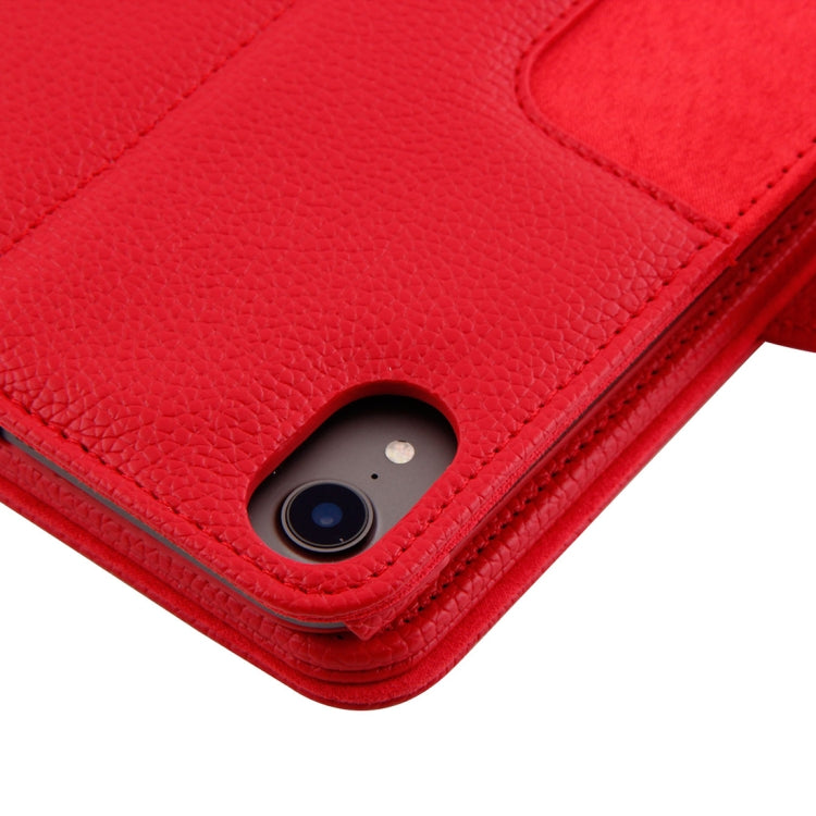 IP011 Detachable Bluetooth 3.0 ABS Keyboard + Litchi Texture Leather Tablet Case for iPad Pro 11 inch (2018), with Sleep Function (Red) - For iPad Pro by PMC TechLife | Online Shopping South Africa | PMC TechLife