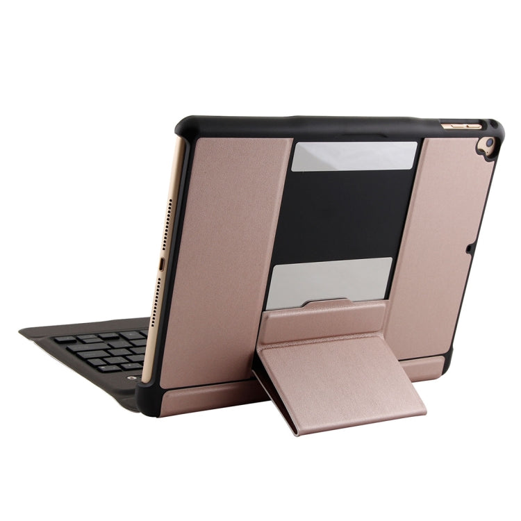 T-201D Detachable Bluetooth 3.0 Ultra-thin Keyboard + Lambskin Texture Leather Tablet Case for iPad Air / Air 2 / iPad Pro 9.7 inch, Support Multi-angle Adjustment / Backlight (Pink) - free shipping - PMC TechLife - Order now!