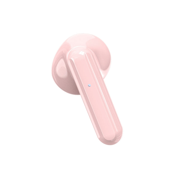HXSJ Air-S28 TWS Bluetooth 5.3 True Wireless HiFi Stereo Make-up Mirror Earphones with Charging Case (Pink) - free shipping - PMC Jewellery - Order now!