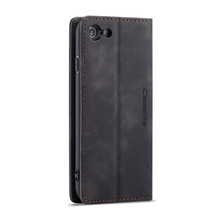 CaseMe-013 Multifunctional Retro Frosted Horizontal Flip Leather Case for iPhone 6 / 6s, with Card Slot & Holder & Wallet(Black) - free shipping - PMC Jewellery - Order now!