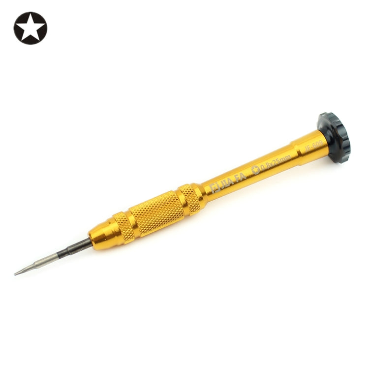 JIAFA JF-609-0.8 Pentalobe 0.8 Screwdriver for iPhone Charging Port Screws(Gold) - Screwdriver by JIAFA | Online Shopping South Africa | PMc TechLife | Buy Now Pay Later Mobicred