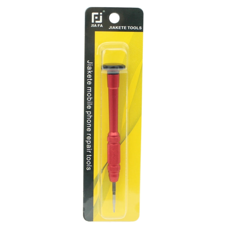 JIAFA JF-609-0.8 Pentalobe 0.8 Screwdriver for iPhone Charging Port Screws (Red) - free shipping - PMc TechLife - Order now!