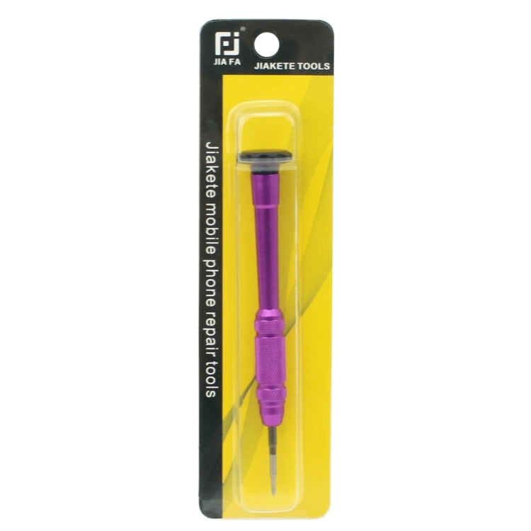JIAFA JF-609-2.5 Hollow Cross Tip 2.5 Middle Bezel Repair Screwdriver(Magenta) - free shipping - PMC TechLife - Order now!