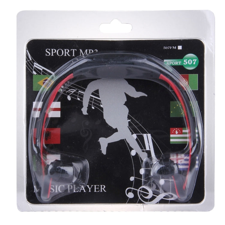 507 Life Waterproof Sweatproof Stereo Wireless Sports Earbud Earphone In-ear Headphone Headset with Micro SD Card Slot, For Smart Phones & iPad & Laptop & Notebook & MP3 or Other Audio Devices, Maximum SD Card Storage: 32GB(Red) - Sport Earphone by PMC TechLife | Online Shopping South Africa | PMC TechLife | Buy Now Pay Later Mobicred