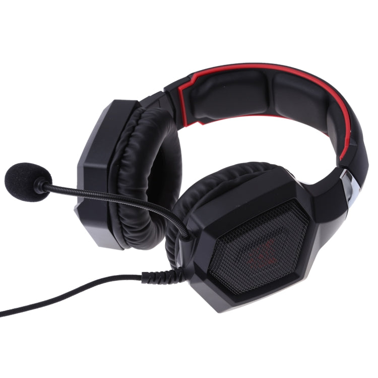ONIKUMA K8 Over Ear Bass Stereo Surround Gaming Headphone with Microphone & LED Lights(Red) - free shipping - PMC Jewellery - Order now!