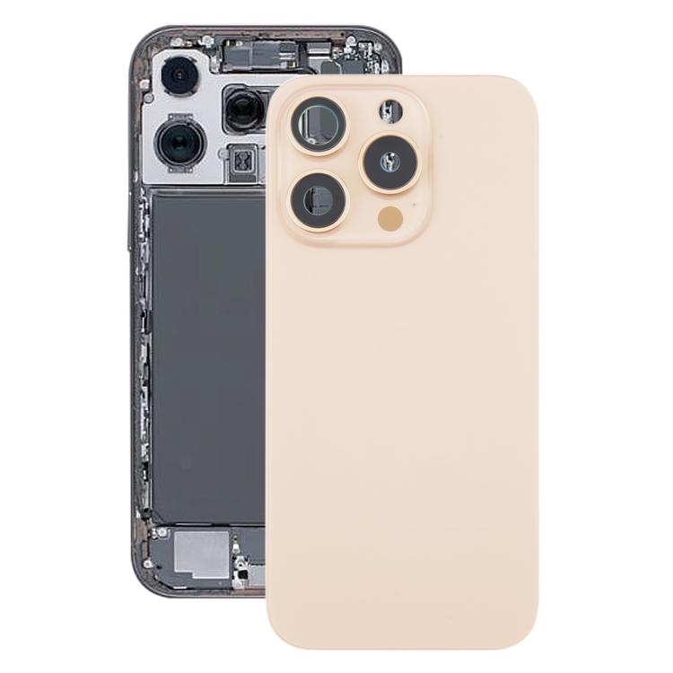 For iPhone 16 Pro Max Original Glass Battery Back Cover with Camera Lens Cover + MagSafe Magnet(Gold) -  by PMC TechLife | Online Shopping South Africa | PMC TechLife | Buy Now Pay Later Mobicred