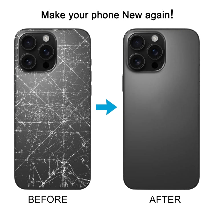 For iPhone 16 Pro Max Original Glass Battery Back Cover with Camera Lens Cover + MagSafe Magnet(Silver) - Back Cover by PMC Jewellery | Online Shopping South Africa | PMC Jewellery | Buy Now Pay Later Mobicred