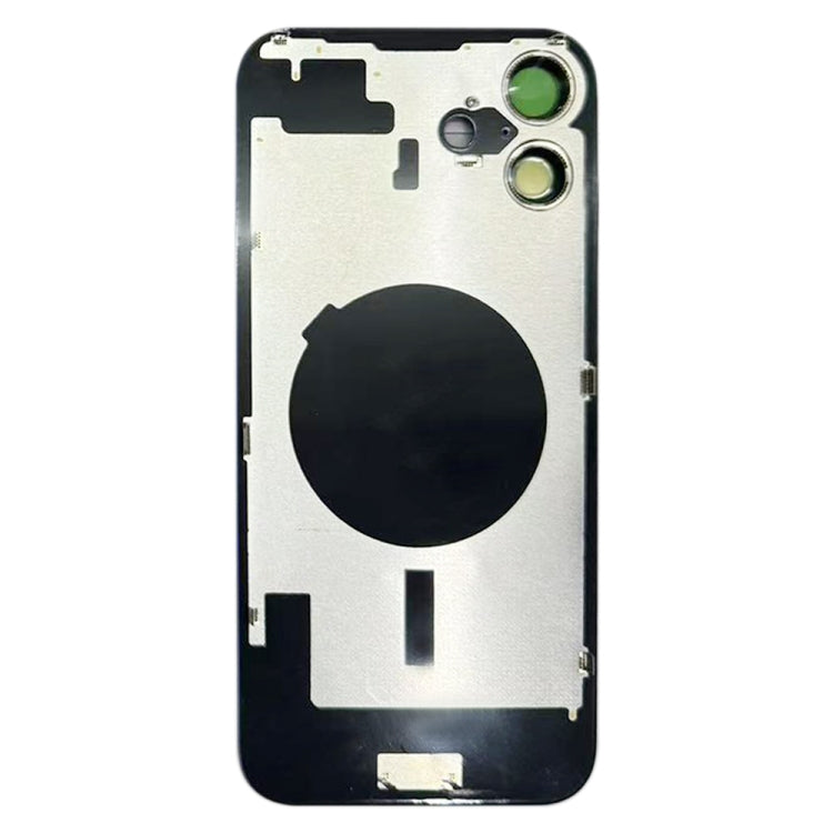 For iPhone 16 Battery Back Cover with Camera Lens Cover(Black) -  by PMC TechLife | Online Shopping South Africa | PMC TechLife | Buy Now Pay Later Mobicred
