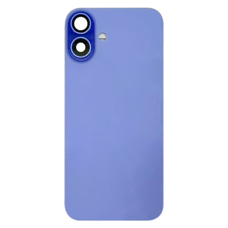 For iPhone 16 Plus Battery Back Cover with Camera Lens Cover(Cyan) - free shipping - PMC TechLife - Order now!