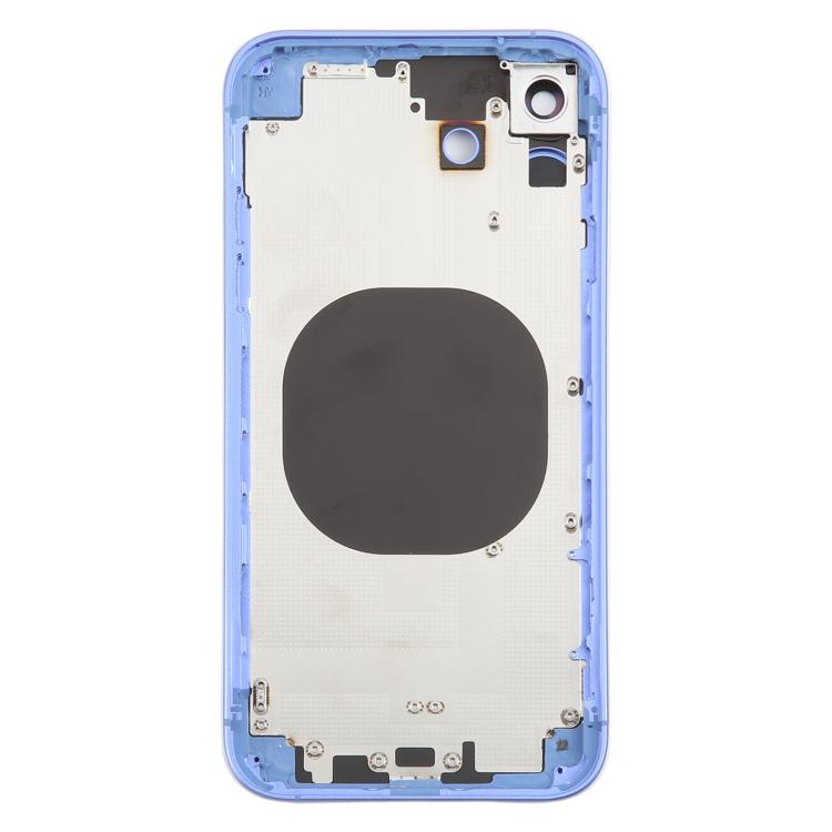 Back Cover with Appearance Imitation of iP16 for iPhone XR(Blue) - Back Cover by PMC TechLife | Online Shopping South Africa | PMC TechLife | Buy Now Pay Later Mobicred