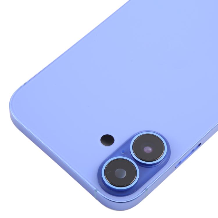 Back Cover with Appearance Imitation of iP16 for iPhone XR(Blue) - Back Cover by PMC TechLife | Online Shopping South Africa | PMC TechLife | Buy Now Pay Later Mobicred