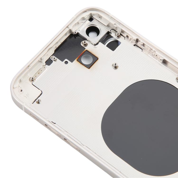 Back Cover with Appearance Imitation of iP16 for iPhone XR(White) - Back Cover by PMC TechLife | Online Shopping South Africa | PMC TechLife | Buy Now Pay Later Mobicred