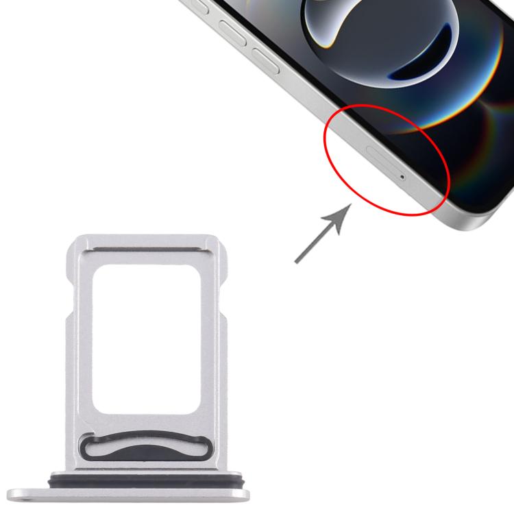 For iPhone 16e SIM + SIM Card Tray (Silver) -  by PMc TechLife | Online Shopping South Africa | PMc TechLife | Buy Now Pay Later Mobicred