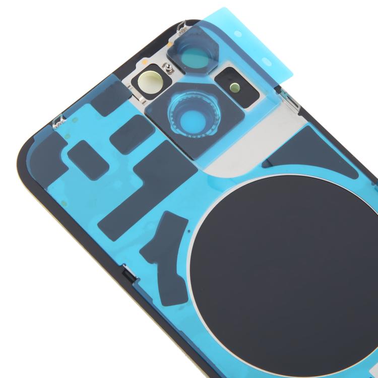 For iPhone 14 China Version Battery Back Cover with Middle Frame(Yellow) - Back Cover by PMc TechLife | Online Shopping South Africa | PMc TechLife | Buy Now Pay Later Mobicred