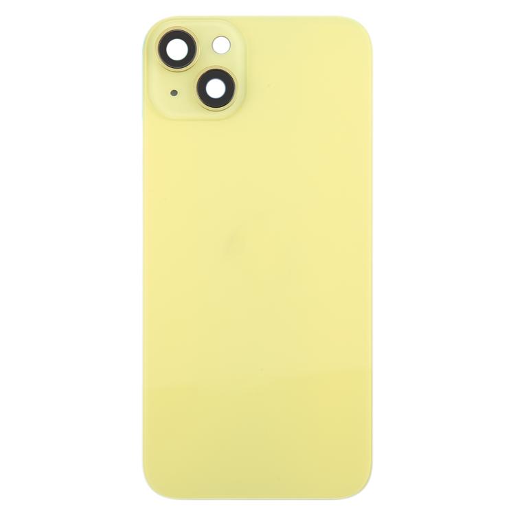 For iPhone 14 Plus China Version Battery Back Cover with Middle Frame(Yellow) - Back Cover by PMc TechLife | Online Shopping South Africa | PMc TechLife | Buy Now Pay Later Mobicred