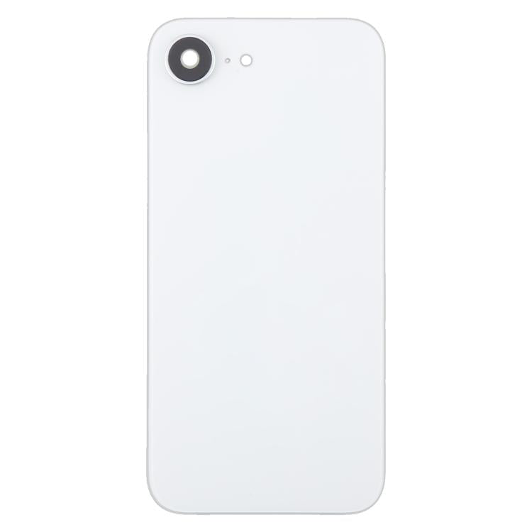 For iPhone 16e Glass Battery Back Cover with Camera Lens Cover(White) - free shipping - PMC TechLife - Order now!
