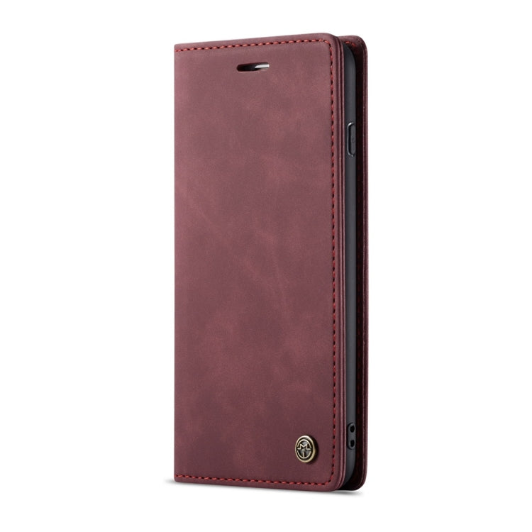 CaseMe-013 Multifunctional Retro Frosted Horizontal Flip Leather Case for iPhone 6 Plus / 6s Plus, with Card Slot & Holder & Wallet(Wine Red) - More iPhone Cases by CaseMe | Online Shopping South Africa | PMC Jewellery | Buy Now Pay Later Mobicred