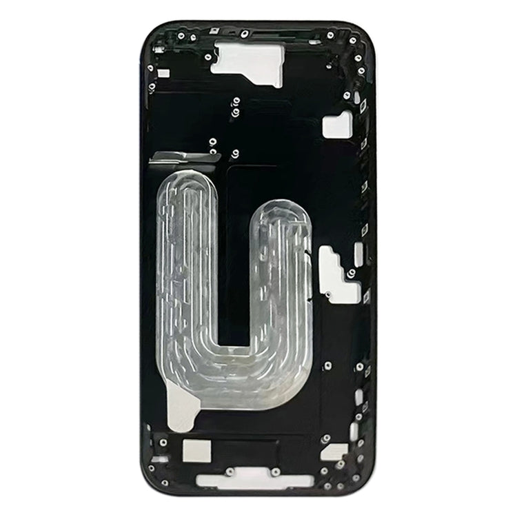 For iPhone 16 Middle Frame Bezel Plate (Black) -  by PMC TechLife | Online Shopping South Africa | PMC TechLife | Buy Now Pay Later Mobicred
