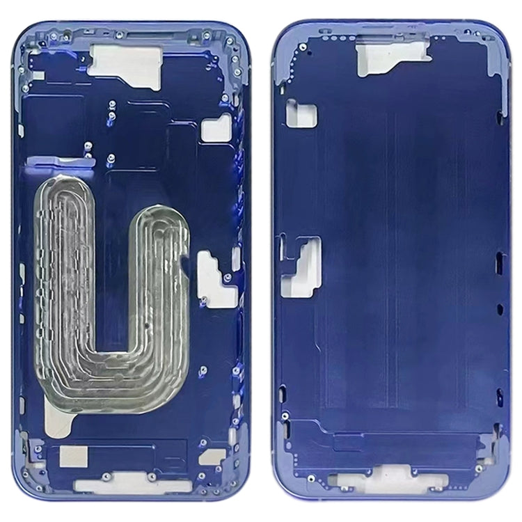 For iPhone 16 Middle Frame Bezel Plate (Blue) - LCD Related Parts by PMC TechLife | Online Shopping South Africa | PMC TechLife | Buy Now Pay Later Mobicred