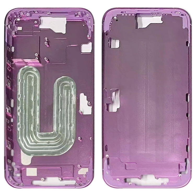 For iPhone 16 Plus Middle Frame Bezel Plate (Pink) - free shipping - PMC TechLife - Order now!