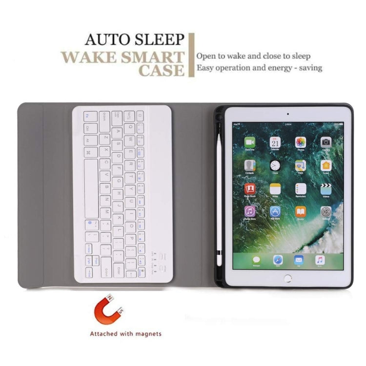 Detachable Bluetooth Keyboard + Horizontal Flip Leather Tablet Case with Holder & Pencil Holder for iPad Pro 9.7 inch, iPad Air, iPad Air 2, iPad 9.7 inch (2017), iPad 9.7 inch (2018) (Rose Gold) - For iPad Pro by PMC TechLife | Online Shopping South Africa | PMC TechLife