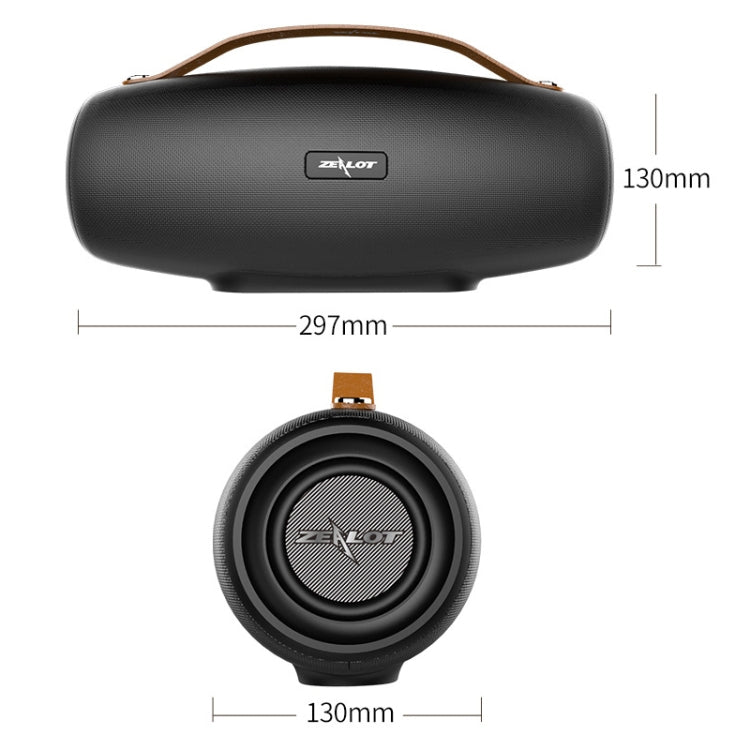 ZEALOT S27 Multifunctional Bass Wireless Bluetooth Speaker, Built-in Microphone, Support Bluetooth Call & AUX & TF Card & 1x93mm + 2x66mm Speakers(Camouflage Blue) - free shipping - PMC Jewellery - Order now!